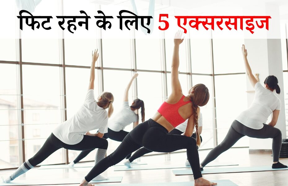 अपनी बॉडी को फिट एंड फाइन रखने की 5 आसान एक्सरसाइज - 5 Exercises To Stay Fit At Home In Hindi