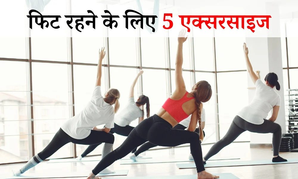 अपनी बॉडी को फिट एंड फाइन रखने की 5 आसान एक्सरसाइज - 5 Exercises To Stay Fit At Home In Hindi