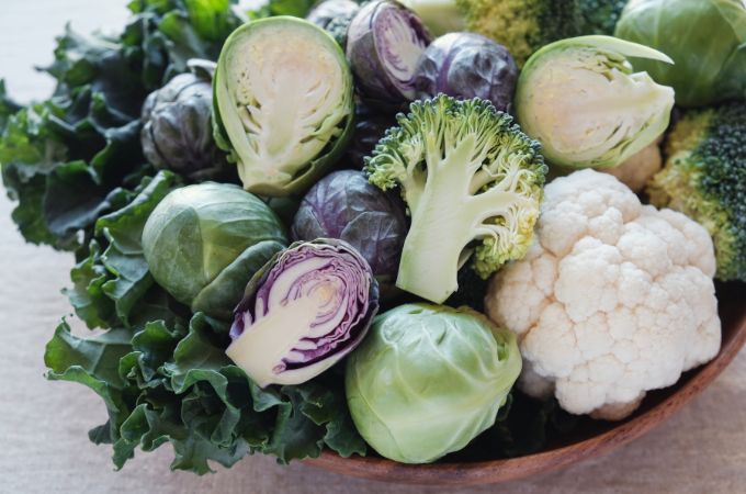 Cruciferous Vegetables: Bok choy, Broccoli, Brussel sprout, Cabbage, Cauliflower